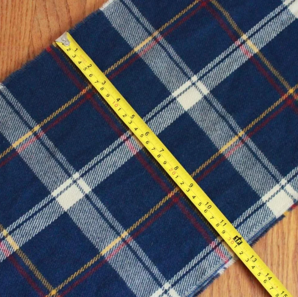 Unknown Brand Plaid Print Unisex Scarf